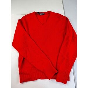 Vintage The Man's Shop Ltd. Tailor V-Neck Lambswool Sweater British‎ Hong Kong